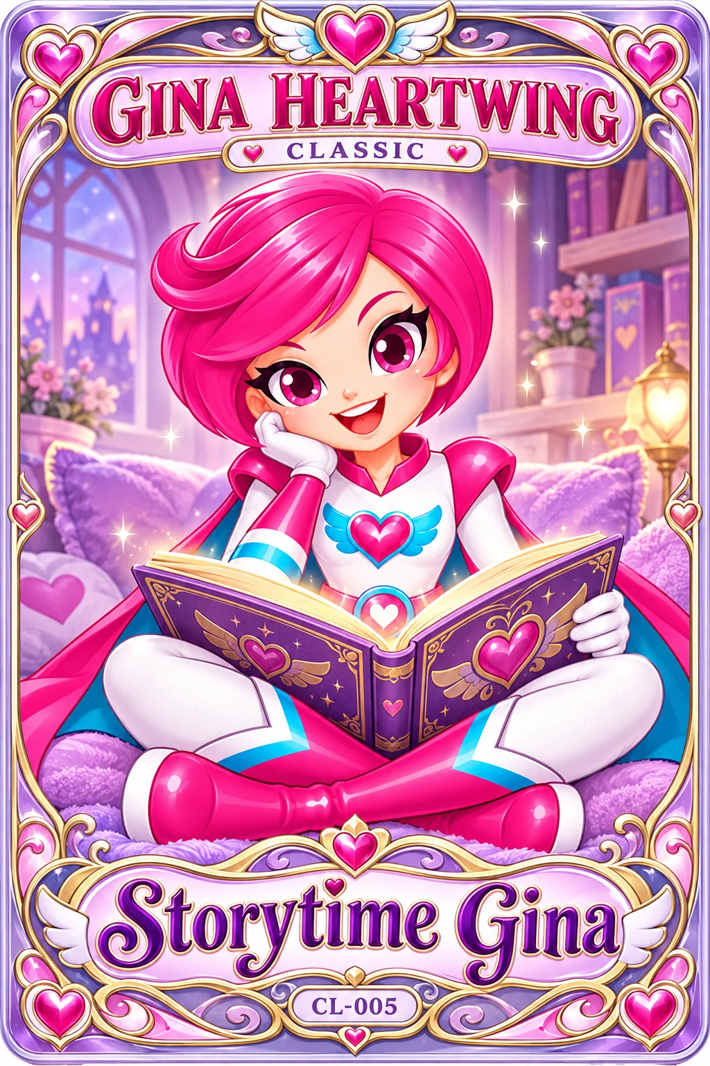 Storytime Gina Heartwing card